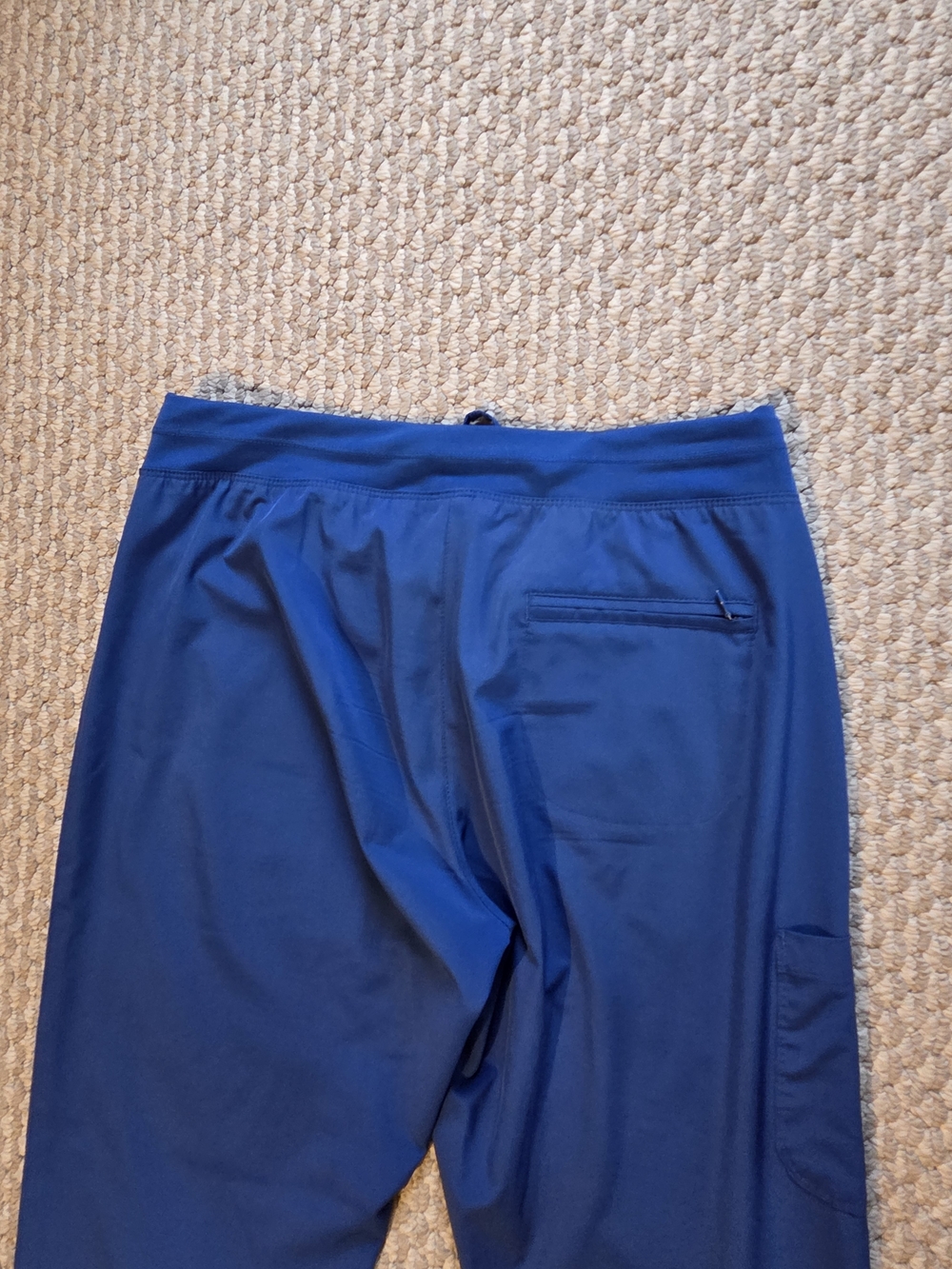 Royal Blue Drawstring Scrub Pants - Picture 7 of 8